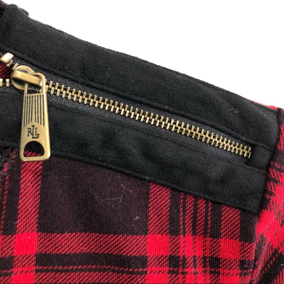 Buffalo Plaid Long Sleeve Shirt with Elbow Pads Size Large - Picture 3 of 10